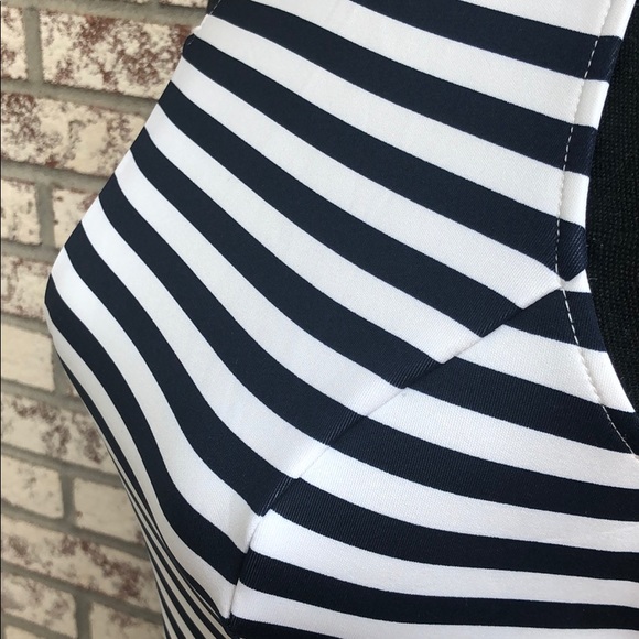 Abercrombie & Fitch Blue and White Striped Dress - Picture 7 of 9